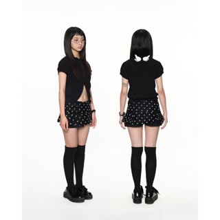 Quần Váy Nữ Xếp Ly Dáng Ngắn Phối Khaki | UYU Madoka Shorts