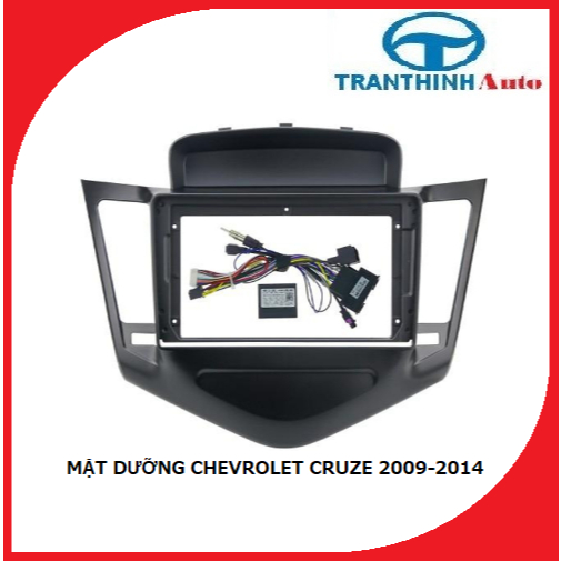 Khung dưỡng để tap-lo lắp màn cho Chevrolet Cruze 2009-2014 có Canbus, kèm dây nguồn zin.