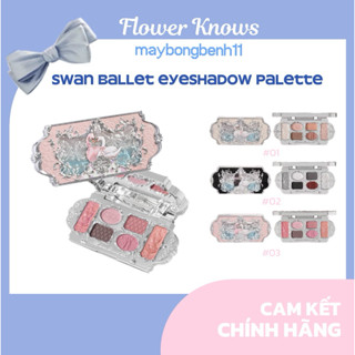 (CÓ SẴN-CHÍNH HÃNG) [Đọc kĩ mô tả] Phấn Mắt FLOWER KNOWS 6 ô Thiên Nga Ba lê Swan Ballet (Gỡ seal)