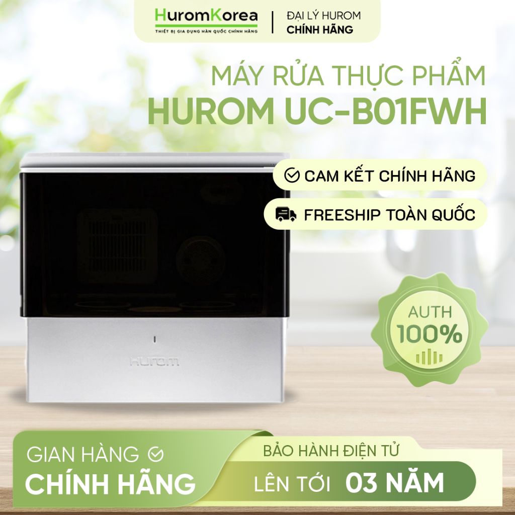 (HOẢ TỐC HN) Máy rửa thực phẩm Hurom bảo hành chính hãng 3 năm