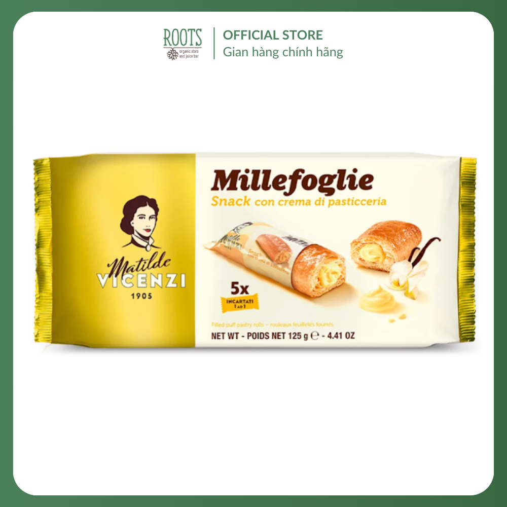 (Ship hỏa tốc) Bánh Ngàn Lớp Cuộn Kem Bánh Ngọt, Filled Puff Pastry Rolls with Pastry Cream