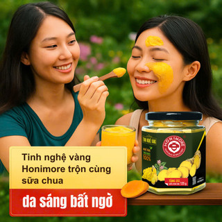 Tinh bột nghệ vàng Honimore Natural & Healthy 100g + 25g  Tiết kiệm