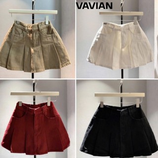 Chân váy JEANS chữ A dáng ngắn XẾP LY, chân váy bò ngắn có quần trong màu xanh  phong cách Hàn Quốc Y2K