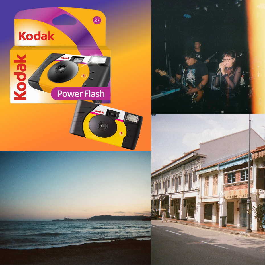 Máy ảnh phim chụp 1 lần Kodak Power Flash Single Use Camera – [27 kiểu ảnh]