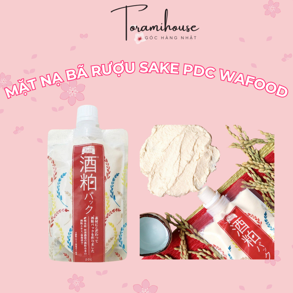 MẶT NẠ DƯỠNG TRẮNG DA BÃ RƯỢU SAKE PDC Wafood
