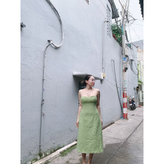 Đầm xoè 2dây dự tiệc ( Hoả tốc HCM )