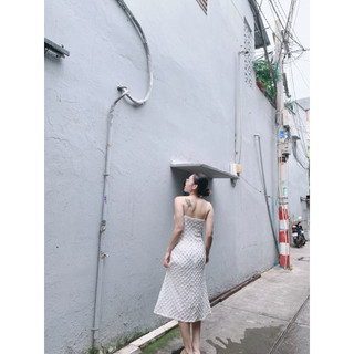 Đầm xoè 2dây dự tiệc ( Hoả tốc HCM )