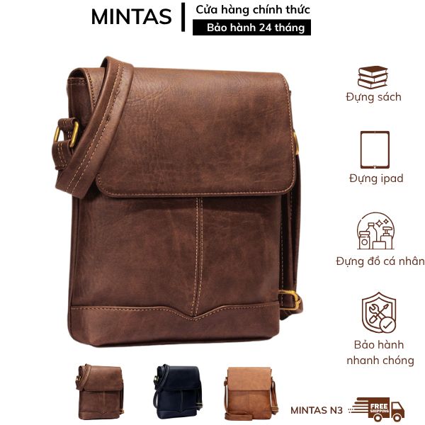 ( GIÁ MỞ BÁN ) Túi đeo da thời trang công sở chất liệu da cao cấp MINTAS