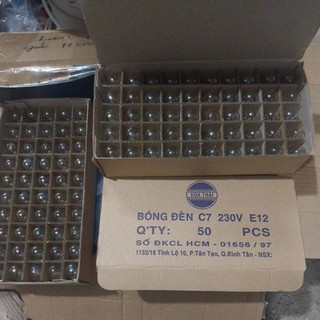 Bóng tủ lạnh bé đui E12 và to đui E14