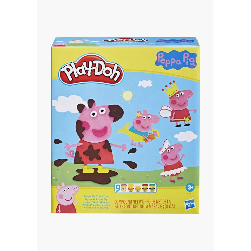 🐷 Bộ đất nặn tạo hình Peppa Pig – Play-Doh Peppa Pig Stylin’ Set 🎨