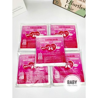  Giấy lót phân su tím Hiền Trang cho bé sơ sinh  Bịch 8-10 miếng  