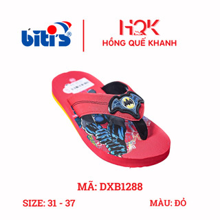 [BITI'S] DÉP KẸP/ DÉP XỎ NGÓN XỐP EVA BÉ TRAI - QUAI VẢI - ĐẾ XỐP NHẸ IN HÌNH BATMAN, CHỐNG TRƠN - MÃ DXB1288 - BITIS