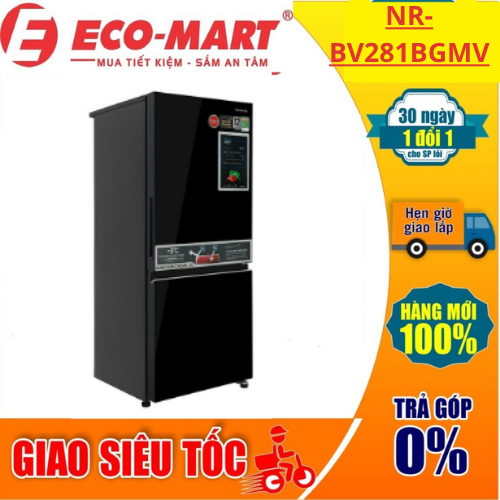 Tủ lạnh Panasonic NR-BV281BGMV Inverter 255 lít ( Tặng giao lắp đặt miễn phí)