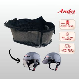 Lót thay mũ bảo hiểm nửa đầu Andes 109 - 3s109 kính
