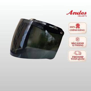 Kính Andes 105 có lưỡi trai chắn gió cho mũ bảo hiểm 1/2 , 3/4 đi xe máy