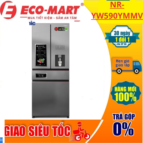 Tủ Lạnh Panasonic NR-YW590YMMV Inverter 540 Lít ( Tặng giao lắp đặt miễn phí)
