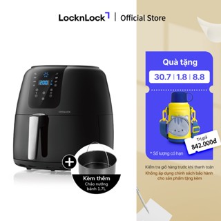 Nồi Chiên Không Dầu Lock&Lock Super Jumbo Air Fryer 7.2L Màu đen EJF296BLK