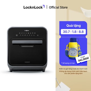 Lò nướng chân không kết hợp chức năng hấp LockL&Lock Steam Air Fryer Oven 12.5L EJF693GRY