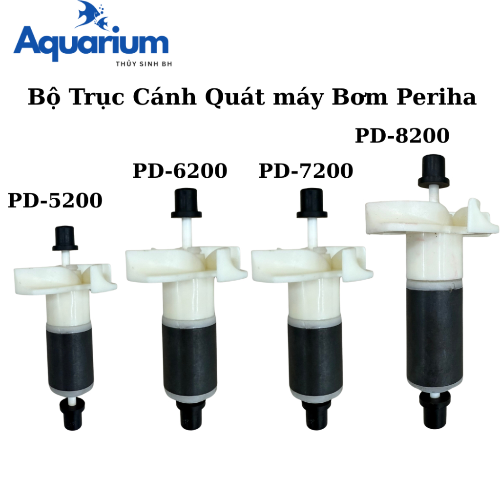 Trục Cánh Quạt Máy Bơm Periha PD-5200, PD-6200, PD-7200, PD-8200