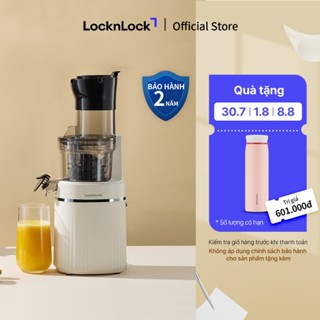 Máy ép chậm Locknlock Bianco Slow Juicer 0.8L màu trắng ngà EJJ421IVY