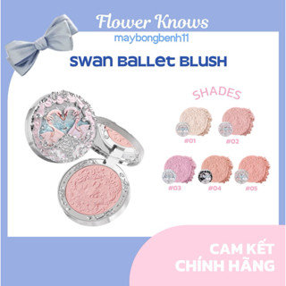   CHÍNH HÃNG  Phấn má hồng FLOWER KNOWS Swan Ballet 