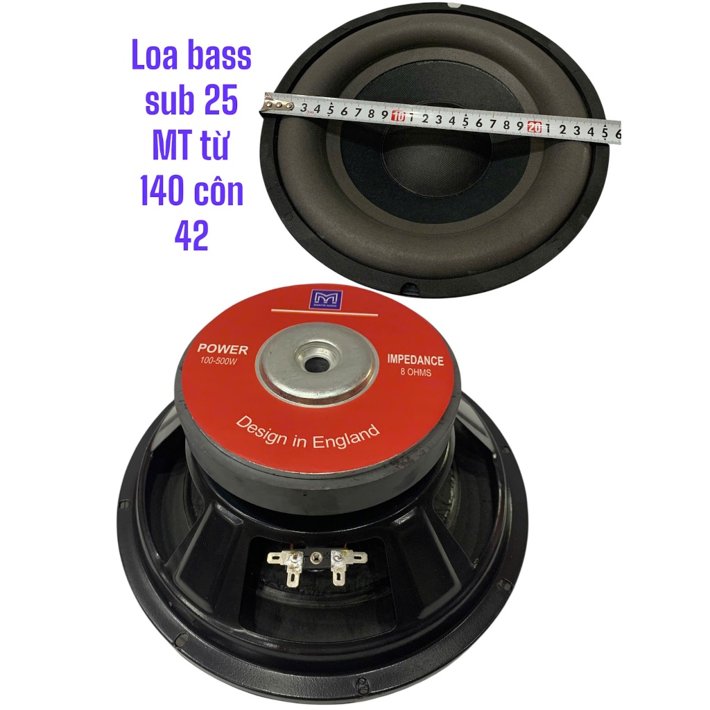 Loa bass sub  25 MARTIN gân béo, từ 140 côn 42 - giá 1 cái - loa siêu trầm