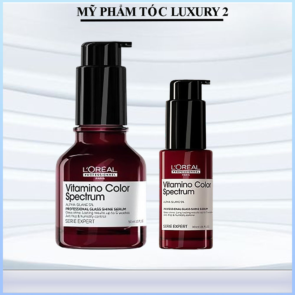 Serum Loreal Spectrum dưỡng bóng tóc tẩy nhuộm 50ml-30ml