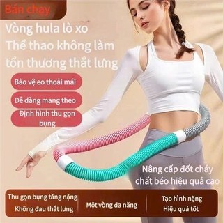  Vòng lắc eo lò xo mềm mại giúp giảm béo bụng mà không gây đau eo eo thon gọn gập bụng 