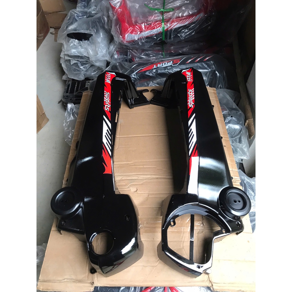 ốp bình xe điện 133m, ốp sườn bò nhỏ có chắn xích