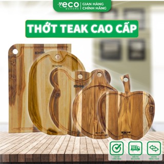  Thớt gỗ TEAK Cao Cấp - Thương Hiệu BG HOME cắt thái băm không mùn không mốc an toàn VSTP 