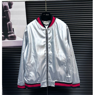 Áo Khoác Da Bạc Nam Nữ Bản Mới Nhất 2026 Áo Bomber Da Nam Nữ Dáng Ôm Sát Đẹp Cho Boy Phố