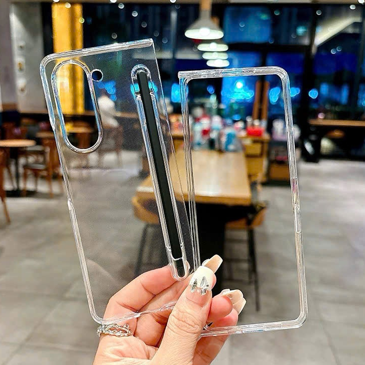 ỐP LƯNG SAMSUNG Z FOLD 7 / Z FOLD 6 CHUẨN LIKGUS TRONG SUỐT CÓ KHE ĐỰNG BÚT S PEN
