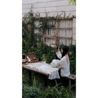  Áo tơ lụa xoắn eo buộc dây sau lưng A73  video ảnh thật  