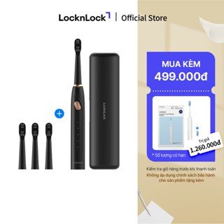 Bàn chải điện Lock&Lock Sonic Electric Toothbrush 35,000 VPM 5 chế độ ENR321BLK