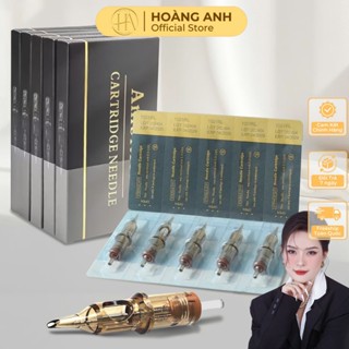 Kim Ambition nâu chuyên dùng cho máy PEN, sử dụng cho phun xăm thẩm mỹ và xăm body - Dụng cụ phun xăm Hoàng Anh