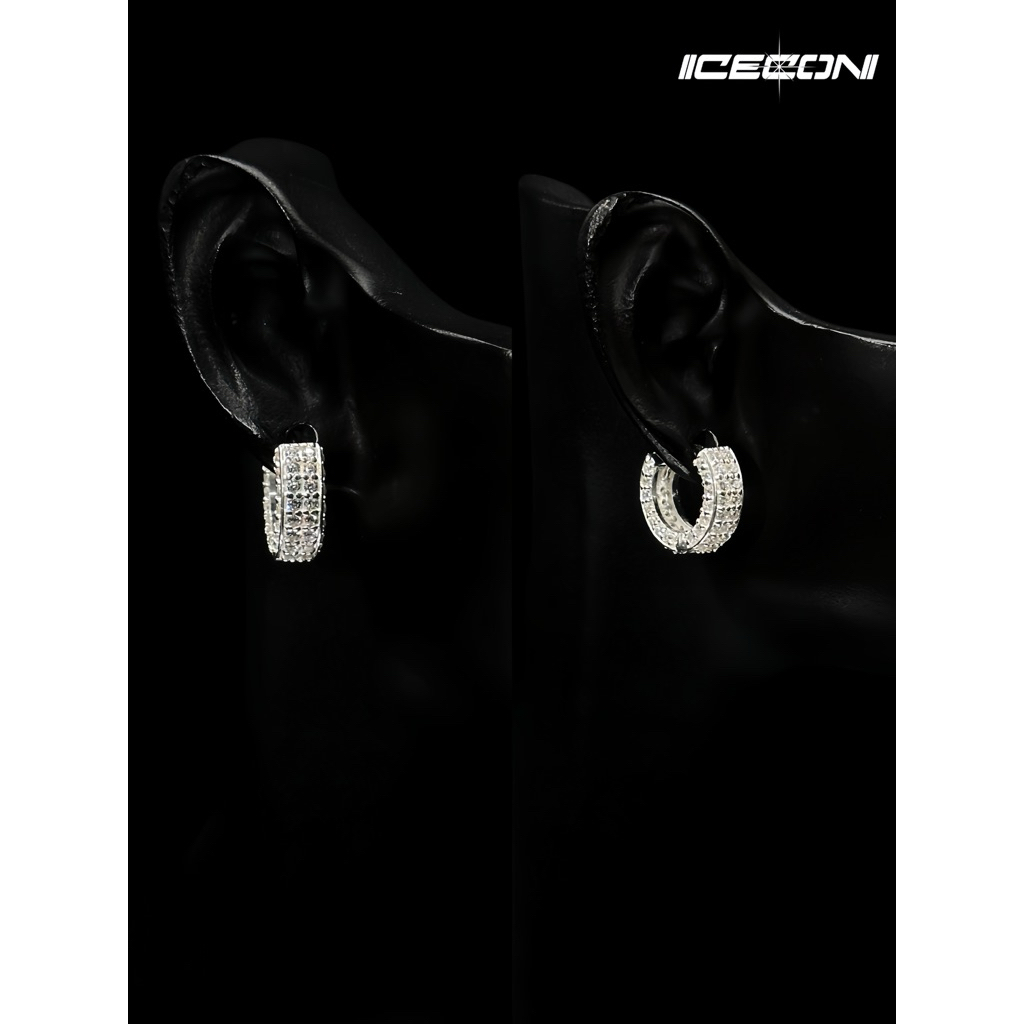 Khuyên Tai Unisex Bạc 925 - Tròn Nhỏ Icecon - Một chiếc ( Small Round Earrings )