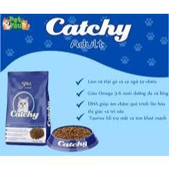 Thức ăn mèo Catchy vị gà & cá ngừ
