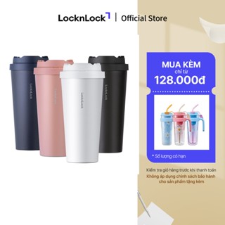 Bình giữ nhiệt Lock&Lock Energetic one-touch thép không gỉ 316L 550ml và 400ml - LHC3249 (4 màu)