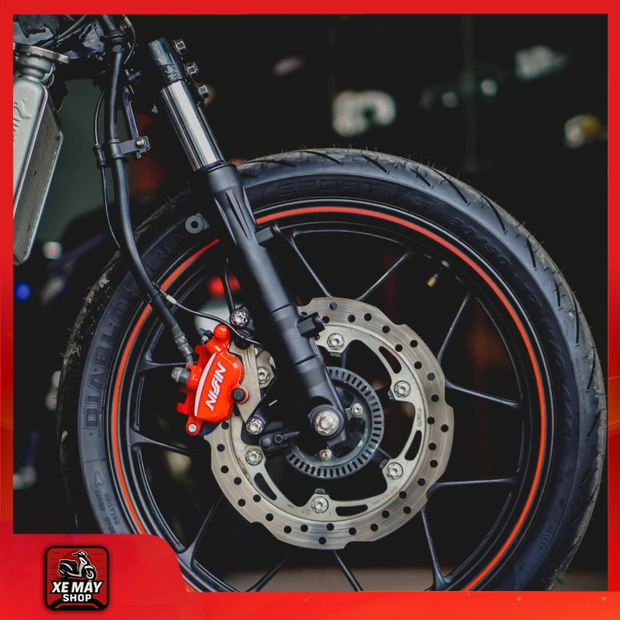 Heo Nissin Samurai 2Pis ( Piston 27mm) gắn cho xe Future Led / Winner các đời / Blade - Heo bên phải