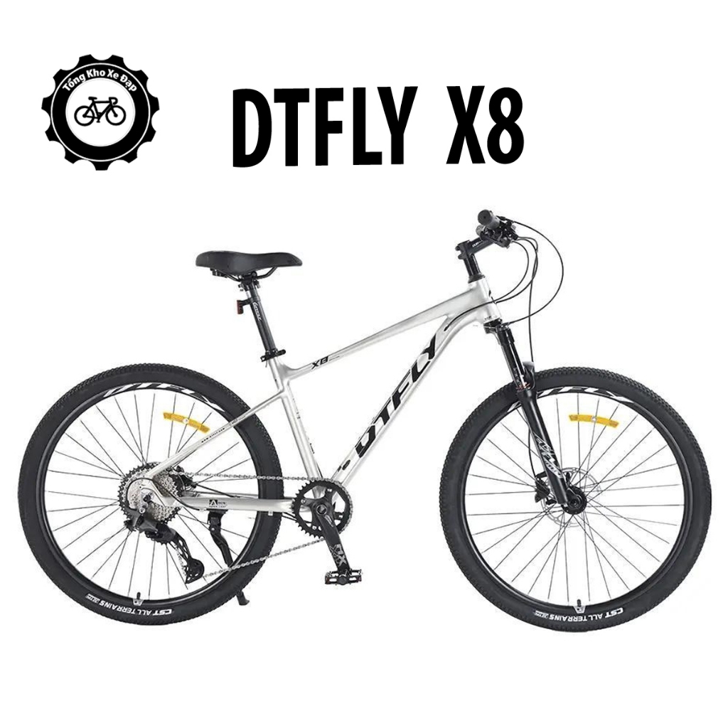 DTFLY X8 Phanh Dầu | Phuộc Hơi | 1x10 Shimano Chính Hãng #dtfly #x8 #dtflyx8