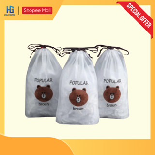 (COMBO 5 TÚI) Set 100 Màng Bọc Thực Phẩm Co Giãn Siêu Dai Tiện Lợi Sử Dụng Cho Gia Đình HGHOME