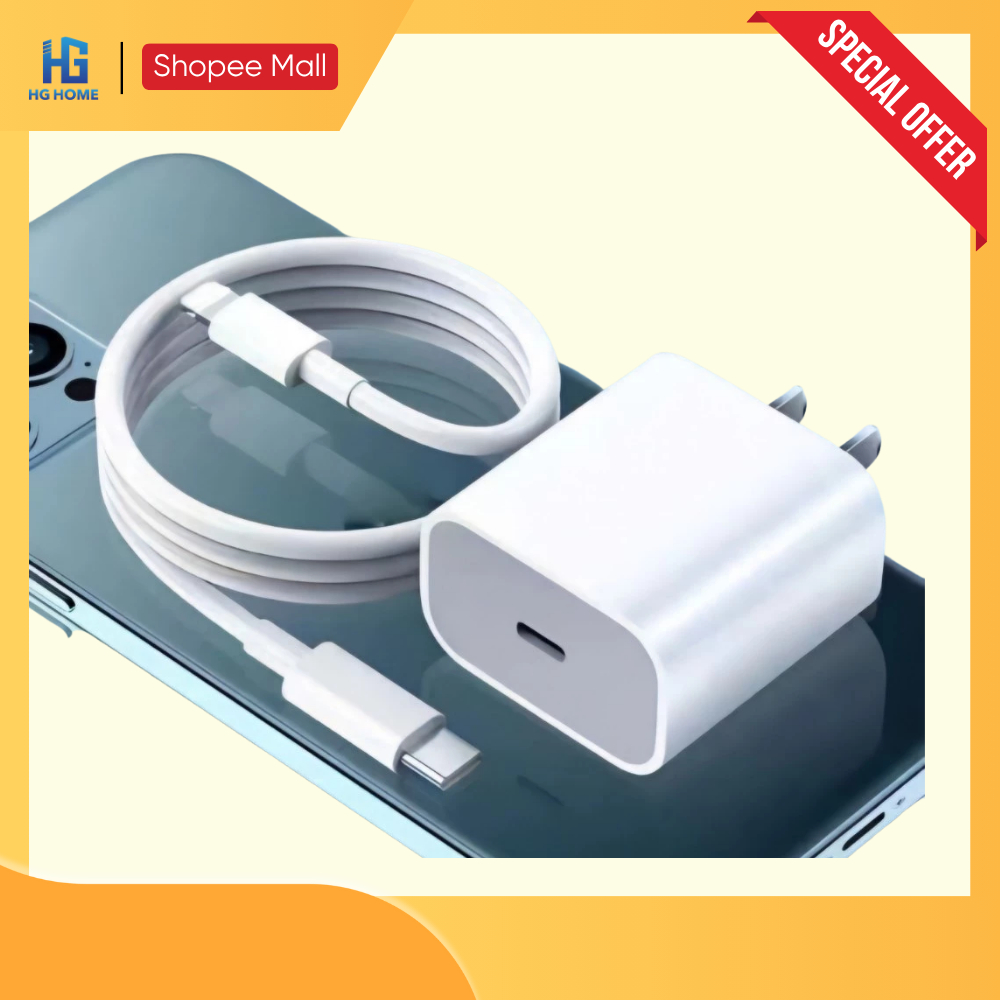 Bộ Sạc Nhanh 20W Cao Cấp, An Toàn Ổn Định, Chống Cháy Nổ, Bảo Vệ Thiết Bị Không Nóng Máy HGMART