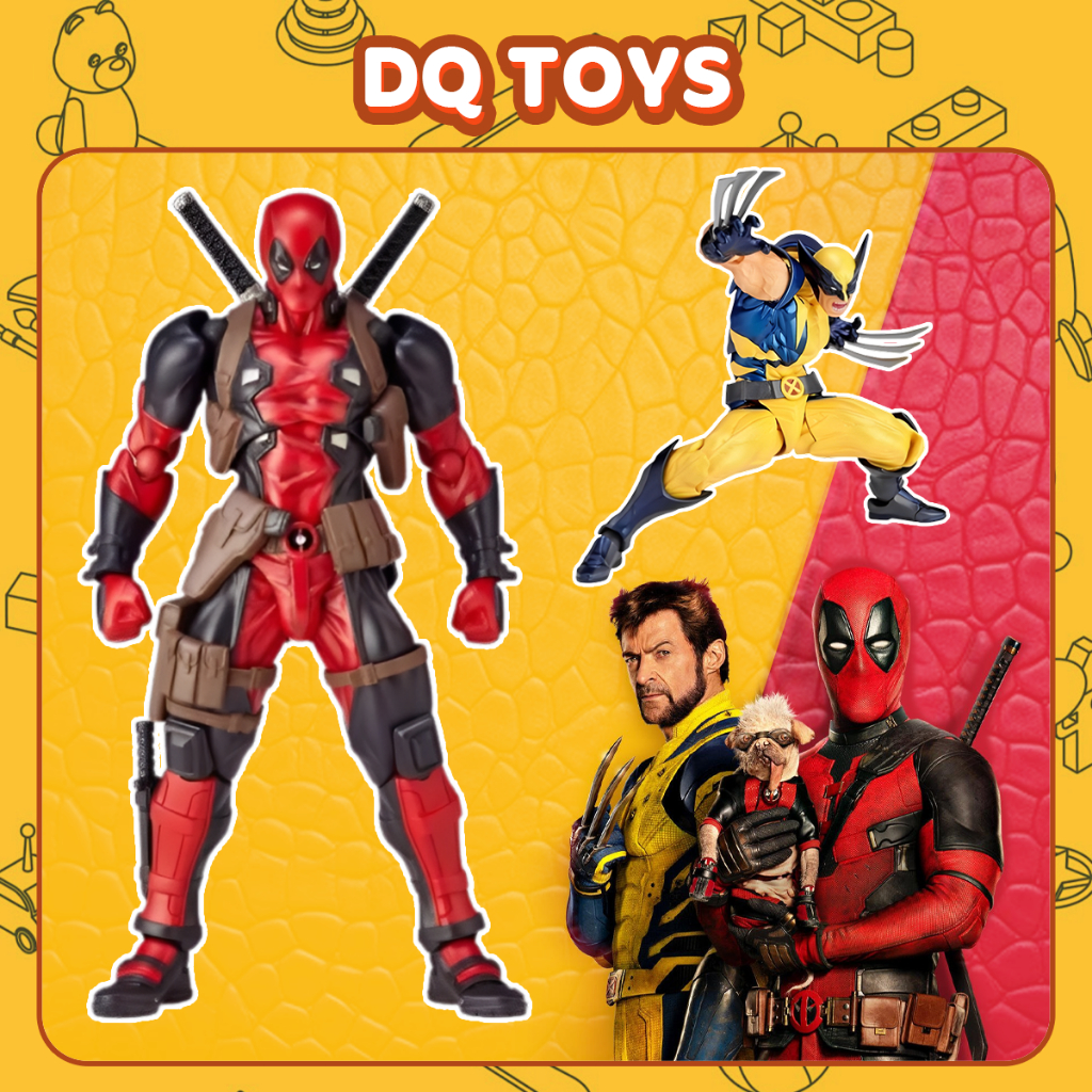 [ Mẫu mới 2025 ] MÔ HÌNH Deadpool Khớp SHF Wolverine Người Sói Venom Canage Marvel Revotech Người nh
