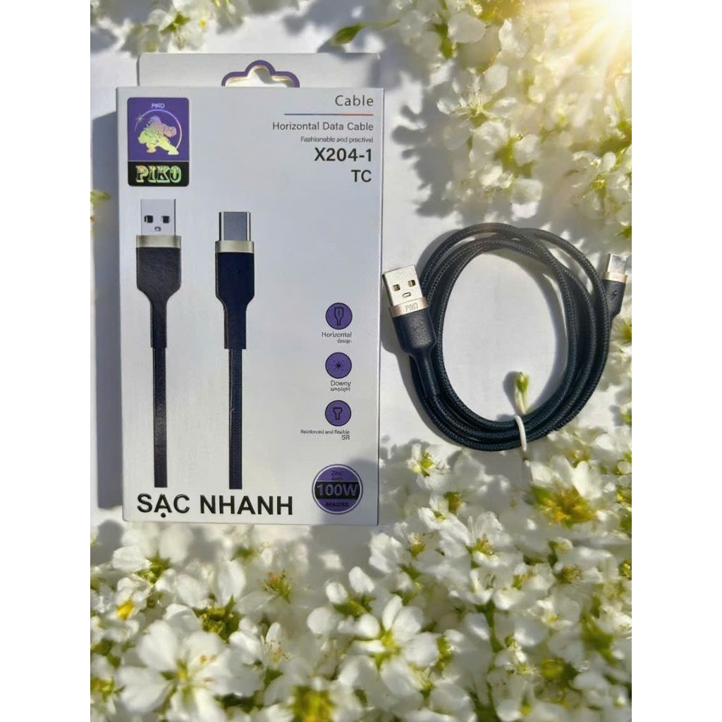 Cáp Sạc Nhanh PIKO X204-1 TC – 100W