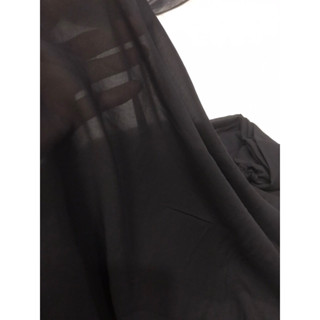  Vải voan tơ màu đen mềm nhẹ bay  khổ 1m5 may đầm váy ,áo kiểu ,thời trang 