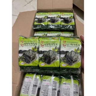 ( Sỉ 1 Thùng 24 Lốc ) Rong Biển Lá Kim Ăn Liền Miso Hàn Quốc 4g*3 Gói/ 1 Lốc