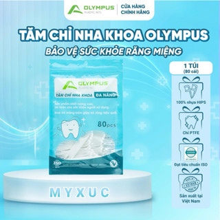 [LẺ 1 gói 80pcs] Tăm chỉ nha khoa OLYMPUS  made in VIỆT NAM đạt tiêu chuẩn ISO #tamchinhakhoa #tamnhakhoa #chinhakhoa