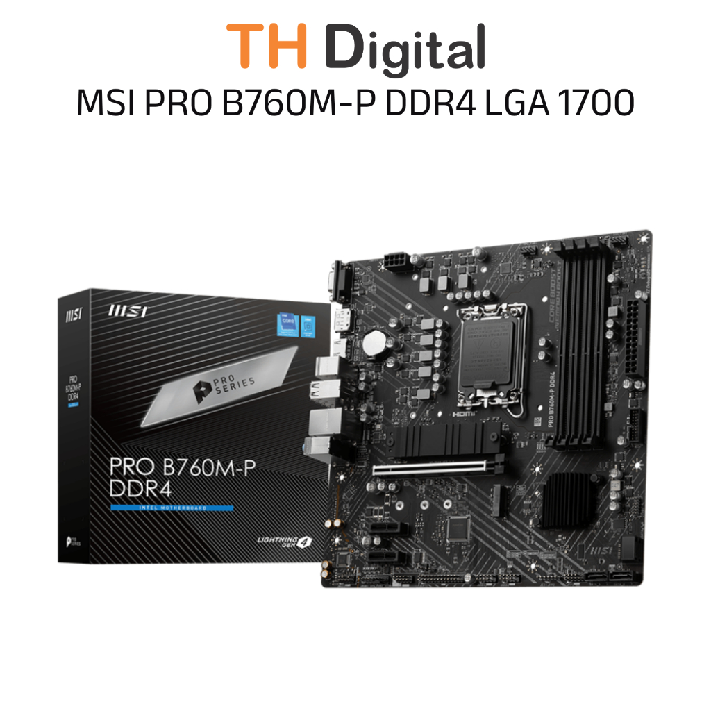 Mainboard MSI PRO B760M-P DDR4 LGA1700 Hàng chính hãng
