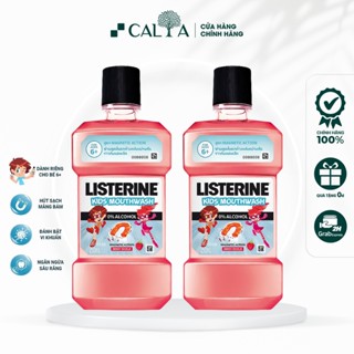  Bộ 2 Chai Nước Súc Miệng Listerine Kids Cho Trẻ Trên 6 Tuổi - Listernie Kids Mouthwash 250ml x 2 