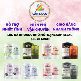  LĂN ĐÁ KHOÁNG KHỬ MÙI KLEAR 70 GR - 60 GR - 100ML - 65ML 